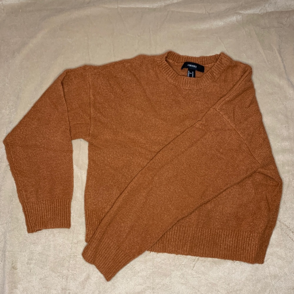 Burnt orange sweater
